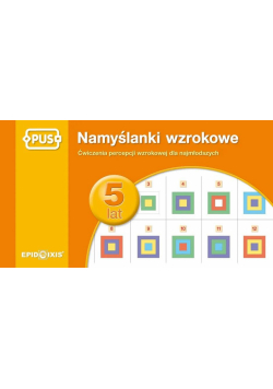 PUS Namyślanki wzrokowe dla pięciolatków ćwiczenia percepcji wzrokowej dla najmłodszych