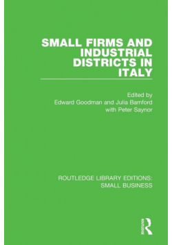 Small Firms and Industrial Districts in Italy