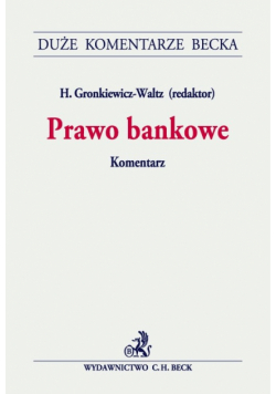 Prawo bankowe Komentarz