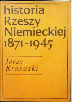 Historia Rzezszy niemieckiej 1871  1945