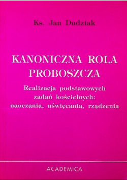 Kanoniczna rola proboszcza