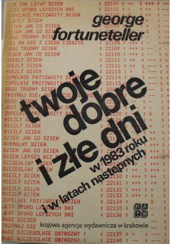 Twoje dobre i złe dni w 1983 roku