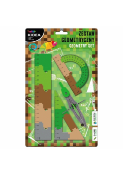 Zestaw geometryczny puzzle 20cm 4el KIDEA