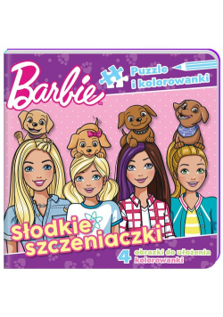 Barbie Puzzle i kolorowanki Słodkie szczeniaczki.