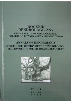 Rocznik dendrologiczny LI