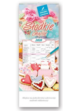 Kalendarz 2020 Notatnikowy Słodkie chwile WN2
