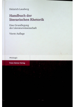 Handbuch der literarischen Rhetorik