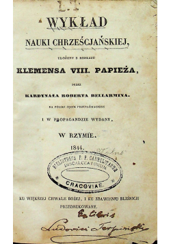 Wykład Nauki Chrześcijańskiej 1844 r.