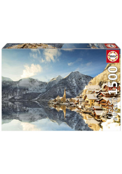 Puzzle 1500 Hallstatt zimą Austria