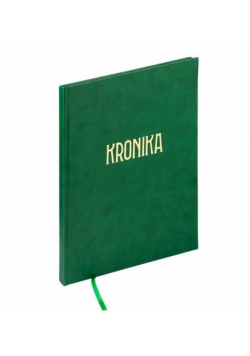 Kronika A4 120 kartek zielona GRAND