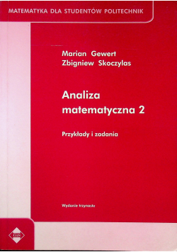 Analiza matematyczna 2 Przykłady i zadania