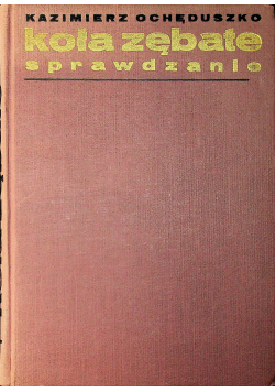 Koła zębate sprawdzanie