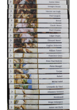 Wielka kolekcja sławnych malarzy 22 płyty DVD