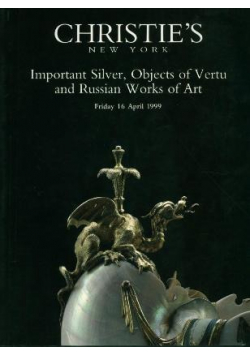 Important silver Objects of Vertu and Russian Works of Art