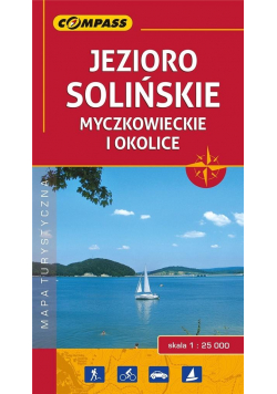 Mapa turystyczna - Jezioro Solińskie 1:25 000