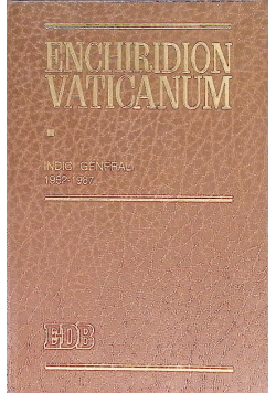 Enchiridion Vaticanum Supplementum 2: Indici Generali 1962 - 1987