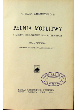 Pełnia modlitwy 1924 r