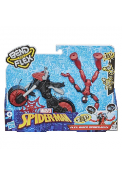 Spider-Man Bend and Flex figurka 15cm + motocykl