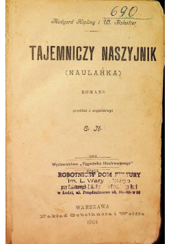 Tajemniczy naszyjnik, 1901 r.