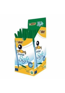 Długopis Cristal Soft zielony (50szt)