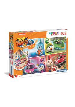 Puzzle 40 podłogowe Super kolor Top Wing