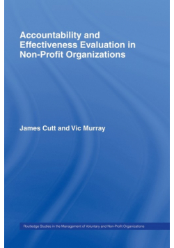 Accountability and Effectiveness Evaluation in Nonprofit Organizations