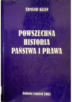 Powszechna historia państwa i prawa