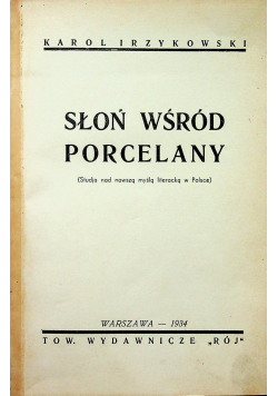 Słoń wśród porcelany 1934 r.