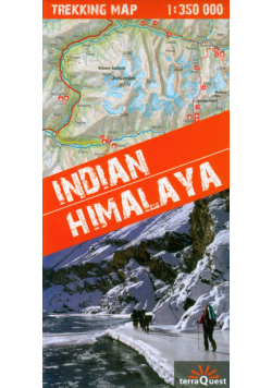 Himalaje Indyjskie mapy trekkingów 1:350 000
