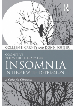 Cognitive Behavior Therapy for Insomnia in Those with Depression