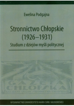 Stronnictwo Chłopskie 1926-1931