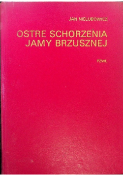 Ostre Schorzenia Jamy Brzusznej