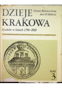 Dzieje Krakowa Tom 3