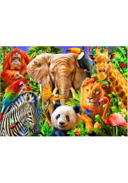 Puzzle 500 Zwierzęta świata