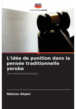 L'idée de punition dans la pensée traditionnelle yoruba