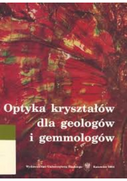 Optyka Kryształów Dla Geologów I Gemmologów