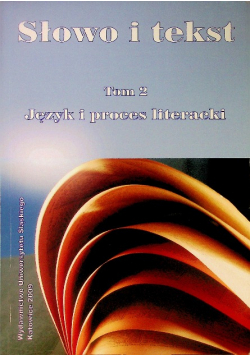 Język Rosyjski I Polski Tom 2 Język I Proces Literacki