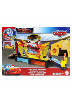 Cars. Myjnia samochodowa + autko ze zmianą koloru