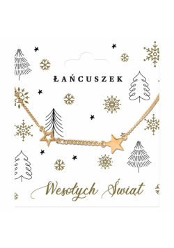 Łańcuszek świąteczny Gwiazdki