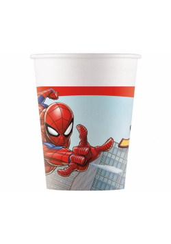 Kubeczki papierowe Spiderman 200ml 8szt