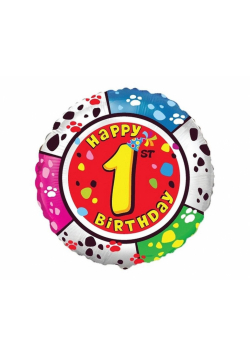 Balon foliowy Happy Birthday - 1 48cm