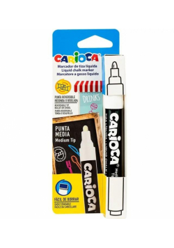 Marker kredowy biały CARIOCA