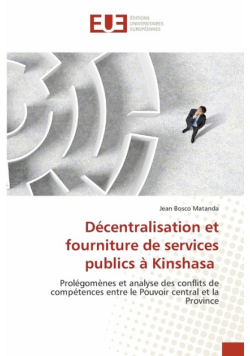 Décentralisation et fourniture de services publics à Kinshasa