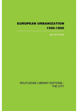 European Urbanization, 1500-1800
