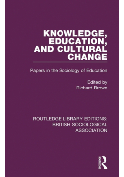 Knowledge, Education, and Cultural Change