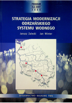 Strategia modernizacji odrzańskiego systemu wodnego