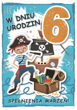 Karnet urodziny 6