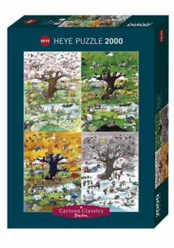 Puzzle 2000 Cztery pory roku, Blachon