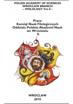 Prace Komisji Nauk Filologicznych Oddziału Polskiej Akademii Nauk we Wrocławiu