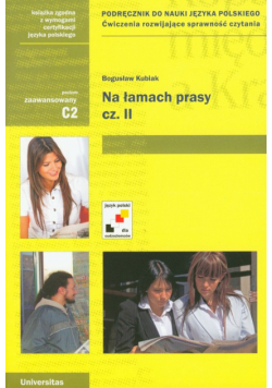Na łamach prasy Część 2 podręcznik do nauki języka polskiego